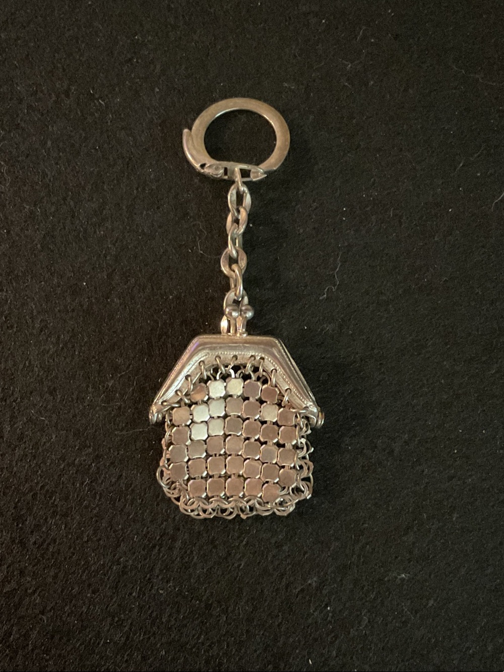 Vintage coin purse keychain